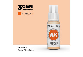 Акрилова фарба BASIC SKIN TONE – STANDARD / БАЗОВИЙ ВІДТІНОК ШКІРИ AK-interactive AK11052