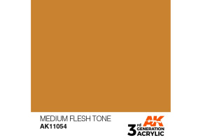 Acrylic paint MEDIUM FLESH TONE – STANDARD / MEDIUM SKIN TONE AK-interactive AK11054