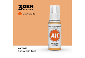 Акрилова фарба SUNNY SKIN TONE – STANDARD / ТІЛЕСНИЙ ЗАСМАГЛИЙ AK-interactive AK11055