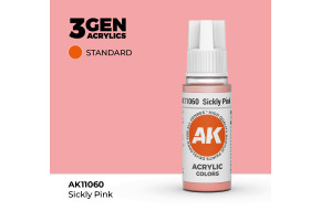 Акрилова фарба SICKLY PINK – STANDARD / ХВОРОБЛИВИЙ РОЖЕВИЙ AK-interactive AK11060