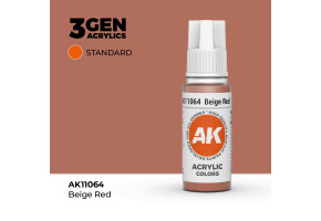 Акрилова фарба BEIGE RED – STANDARD / БІЖОВИЙ ЧЕРВОНИЙ AK-interactive AK11064