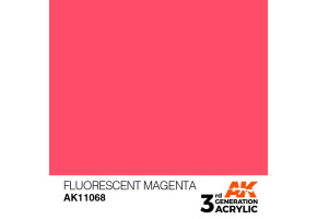 Акриловая краска FLUORESCENT MAGENTA – STANDARD / СВЕТЯЩИЙСЯ ПУРПУРНЫЙ АК-интерактив AK11068