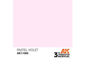 Акриловая краска PASTEL VIOLET – PASTEL / ПАСТЕЛЬНЫЙ ЛИЛОВЫЙ АК-интерактив AK11069