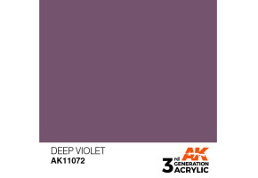 Акриловая краска DEEP VIOLET – INTENSE / ГЛУБОКИЙ ФИОЛЕТОВЫЙ АК-интерактив AK11072