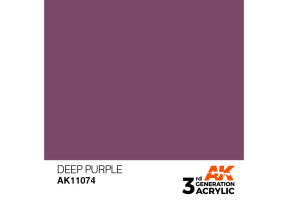Acrylic paint DEEP PURPLE – INTENSE / SATURATED PURPLE AK-interactive AK11074