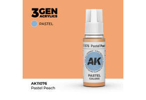 Акрилова фарба PASTEL PEACH – PASTEL / ПАСТЕЛЬНИЙ ПЕРСИКОВИЙ AK-interactive AK11076