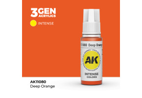 Акрилова фарба DEEP ORANGE / ГЛИБОКИЙ ПОМАРАНЧЕВИЙ AK-interactive AK11080
