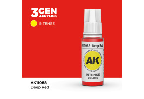 Акрилова фарба DEEP RED – INTENSE / ГЛИБОКИЙ ЧЕРВОНИЙ AK-interactive AK11088