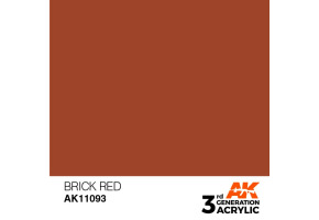 Acrylic paint BRICK RED – STANDARD / BRICK RED AK-interactive AK11093