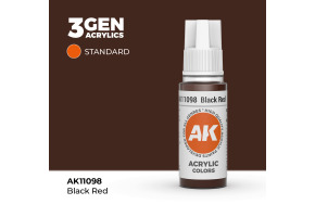 Акрилова фарба BLACK RED – STANDARD / ЧОРНО - ЧЕРВОНИЙ AK-interactive AK11098