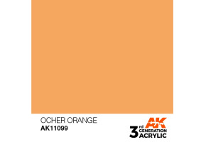 Акрилова фарба OCHER ORANGE – STANDARD / ПОМАРАНЧЕВА ВОХРА AK-interactive AK11099