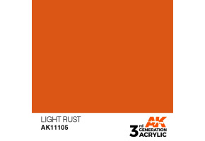 Acrylic paint LIGHT RUST – STANDARD / LIGHT RUST AK-interactive AK11105