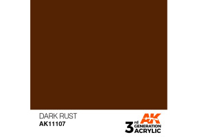 Акриловая краска DARK RUST – STANDARD / ТЕМНАЯ РЖАВЧИНА АК-интерактив AK11107