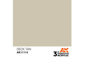 Acrylic paint DECK TAN – STANDARD / DECK BOARD AK-interactive AK11114