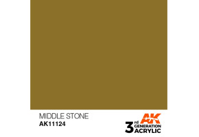 Acrylic paint MIDDLE STONE – STANDARD / STONE AK-interactive AK11124