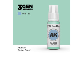 Акрилова фарба PASTEL GREEN – PASTEL / ПАСТЕЛЬНИЙ ЗЕЛЕНИЙ AK-interactive AK11131