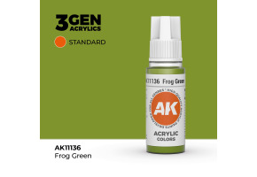 Акрилова фарба FROG GREEN – STANDARD / ЖАБОВИЙ ЗЕЛЕНИЙ AK-interactive AK11136