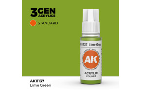 Акрилова фарба LIME GREEN – STANDARD / ЗЕЛЕНИЙ ЛАЙМ AK-interactive AK11137