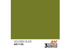 Акриловая краска GOLDEN OLIVE – STANDARD / ЗОЛОТОЙ ОЛИВКОВЫЙ АК-интерактив AK11139
