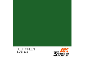 Акрилова фарба DEEP GREEN – INTENSE / ГЛИБОКИЙ ЗЕЛЕНИЙ AK-interactive AK11142