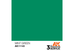 Акриловая краска MINT GREEN – STANDARD / МЯТНО-ЗЕЛЕНЫЙ АК-интерактив AK11143