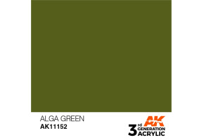 Акрилова фарба ALGA GREEN – STANDARD / ЗЕЛЕНІ ВОДОРОСТІ AK-interactive AK11152