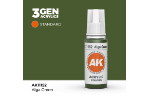 Акрилова фарба ALGA GREEN – STANDARD / ЗЕЛЕНІ ВОДОРОСТІ AK-interactive AK11152