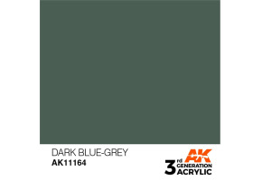 Акрилова фарба DARK BLUE-GREY – STANDARD / ТЕМНО-СИНІЙ-СІРИЙ AK-interactive AK11164