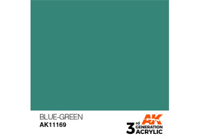 Акрилова фарба BLUE-GREEN – STANDARD / СИНО-СІРИЙ AK-interactive AK11169