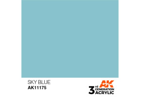 Акрилова фарба SKY BLUE – STANDARD / НЕБЕСНИЙ СИНІЙ AK-interactive AK11175