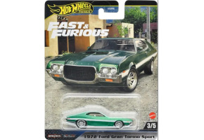 Колекційна модель Форсаж 1972 Ford Gran Torino Sport Hot Wheels HNW46