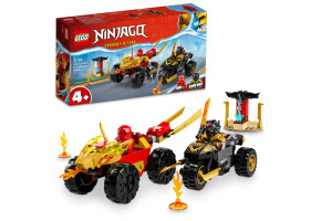 Конструктор LEGO NINJAGO Кай и Рас: Битва на машине и мотоцикле 71789