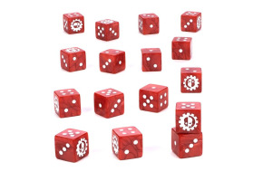 Гральні куби Warhammer 40000 - ADEPTUS MECHANICUS DICE SET