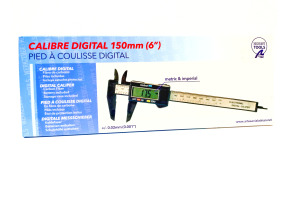 CARBON FIBER DIGITAL CALLIPER 150 mm (6’’)	 METRIC - Электронный цифровой штангенциркуль