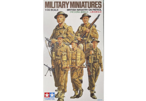 Сборная модель 1/35 Фигуры Британская пехота в патруле (5 фигур) Tamiya 35223