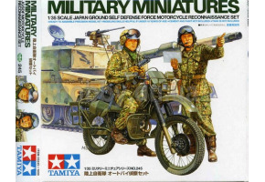 Сборная модель 1/35 Японский разведывательный дозор на мотоциклах Tamiya 35245