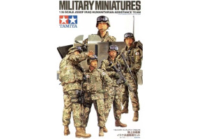 Сборная модель 1/35 Фигуры Группа гуманитарной помощи Сил самообороны Японии в Ираке Tamiya 35276