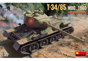 Scale model 1/35 Tank T-34/85 1960 MiniArt 37089