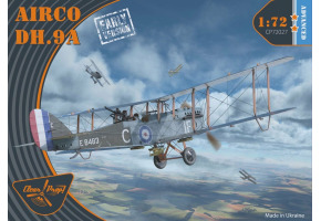 Збірна модель 1/48 Британський літак-бомбардувальник Airco DH.9A (рання версія) Clear Prop 72027