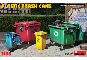 Scale model 1/35 Plastic garbage containers MiniArt 35617