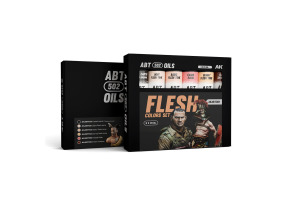 Набір масляних фарб FLESH COLORS SET / Набір тілесних відтінків AK-interactive AKABT301