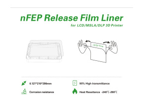 3D printing film nFEP (release film liner) for LCD/MSLA/DLP 3D Printer