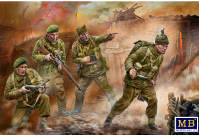 Збірна модель 1/35 Смертельний рейд - Британські командос (Дьеп, 1942) MasterBox 35252