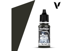 Акрилова фарба Камуфляж Чорно-Зелений (Camouflage Black Green) Vallejo Model Color VAL 70741