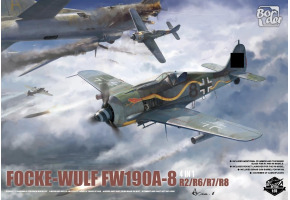 Scale model 1/35 Airplane Focke-Wulf Fw-190 A-8 R2/6/7/8 (set 4 in 1) Border Model BF-009