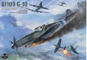 Scale model 1/35 Airplane Messerschmitt Bf 109 G10 Border Model BF-013