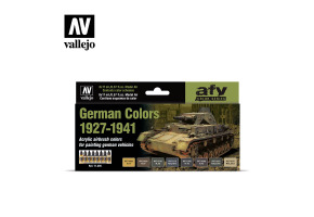 Набір акрилових фарб Німецькі кольори 1927-1941 років. (German Colors 1927-1941) 8 шт Vallejo VAL 71205