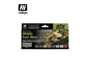 Набір акрилових фарб Війни на Близькому Сході (з 1967 р. по сьогодні) (Middle East Wars (1967's to Present)) 8 шт
