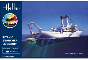 Сборная модель 1/200 Поисковое судно Титаника Le Suroit - Стартовый набор Хеллер 56615