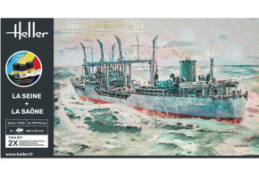 Збірна модель 1/400 Нафтовий танкер La Seine та La Saone Twinset - Стартовий набір Heller 55050